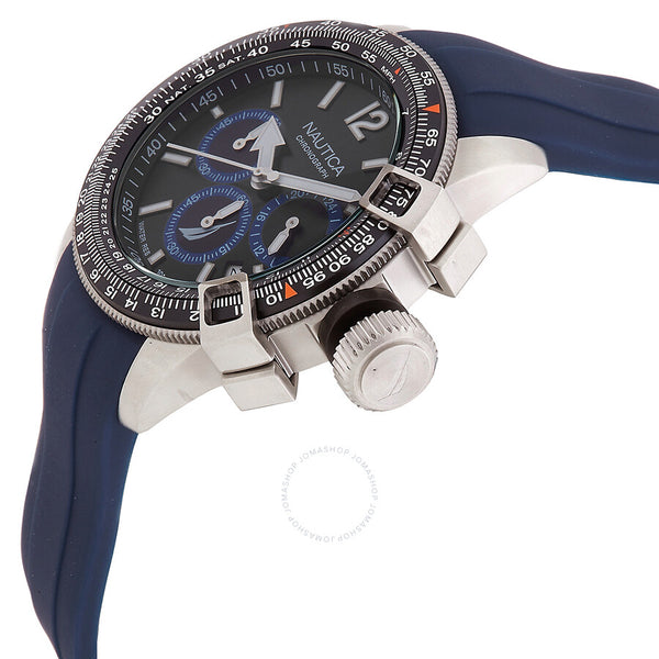 Nautica BFC Chronograph Quartz Black Dial Men's Watch NAPBFF101 - The Watches Men & Co #2