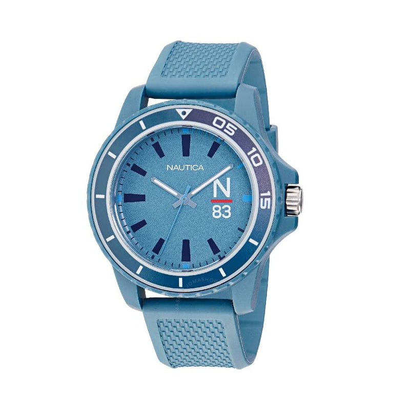 Nautica Finn World Quartz Light Blue Dial Men's Watch NAPFWF303 - The Watches Men & Co
