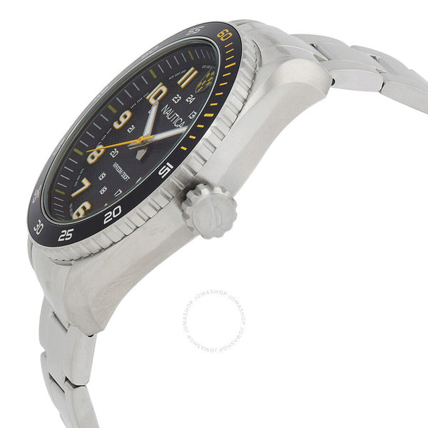 Nautica Key Biscane Quartz Black Dial Men's Watch NAPKBS224 - The Watches Men & Co #2