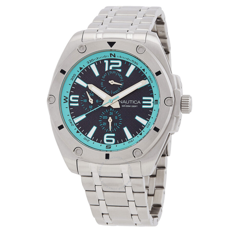 Nautica Multifunction Quartz Blue Dial Men's Watch NAPTCS225 - The Watches Men & Co