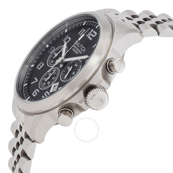 Nautica NCT Blue Ocean Chronograph Quartz Black Dial Men's Watch NAPBOS405 - The Watches Men & Co #2