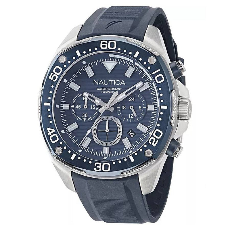 Nautica NCT Blue Sail Chronograph Quartz Blue Dial Men's Watch NAPBSF403 - The Watches Men & Co