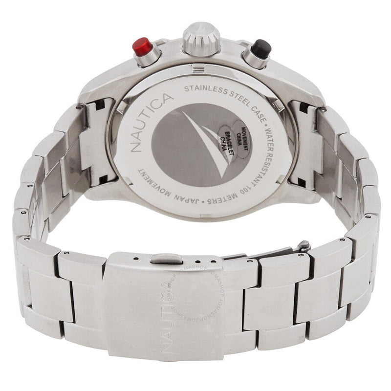 Nautica NST Chronograph Quartz Black Dial Men's Watch NAPNSS405 - The Watches Men & Co #3
