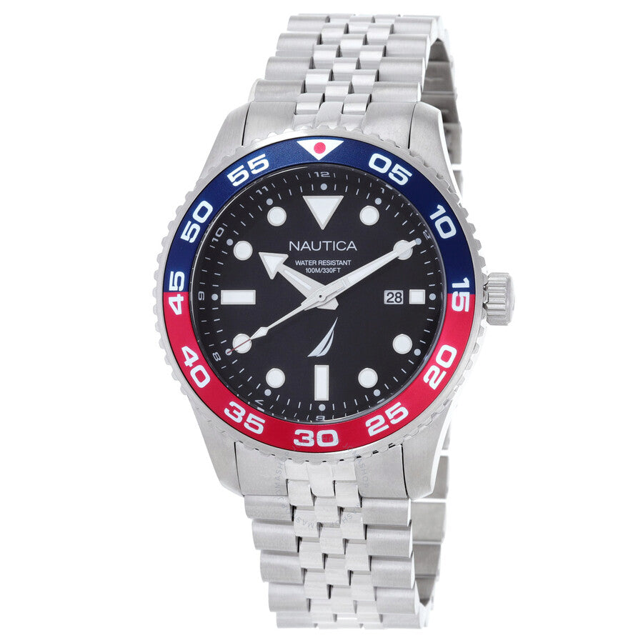 Nautica Pacific Beach Quartz Black Dial Men's Watch NAPPBF139 - The Watches Men & Co