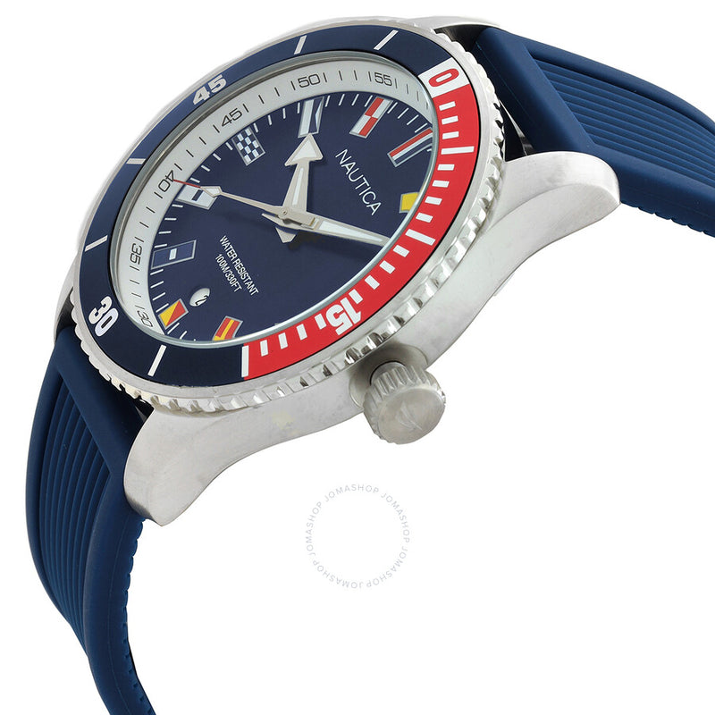 Nautica Pacific Beach Quartz Blue Dial Men's Watch NAPPBS020 - The Watches Men & Co #2