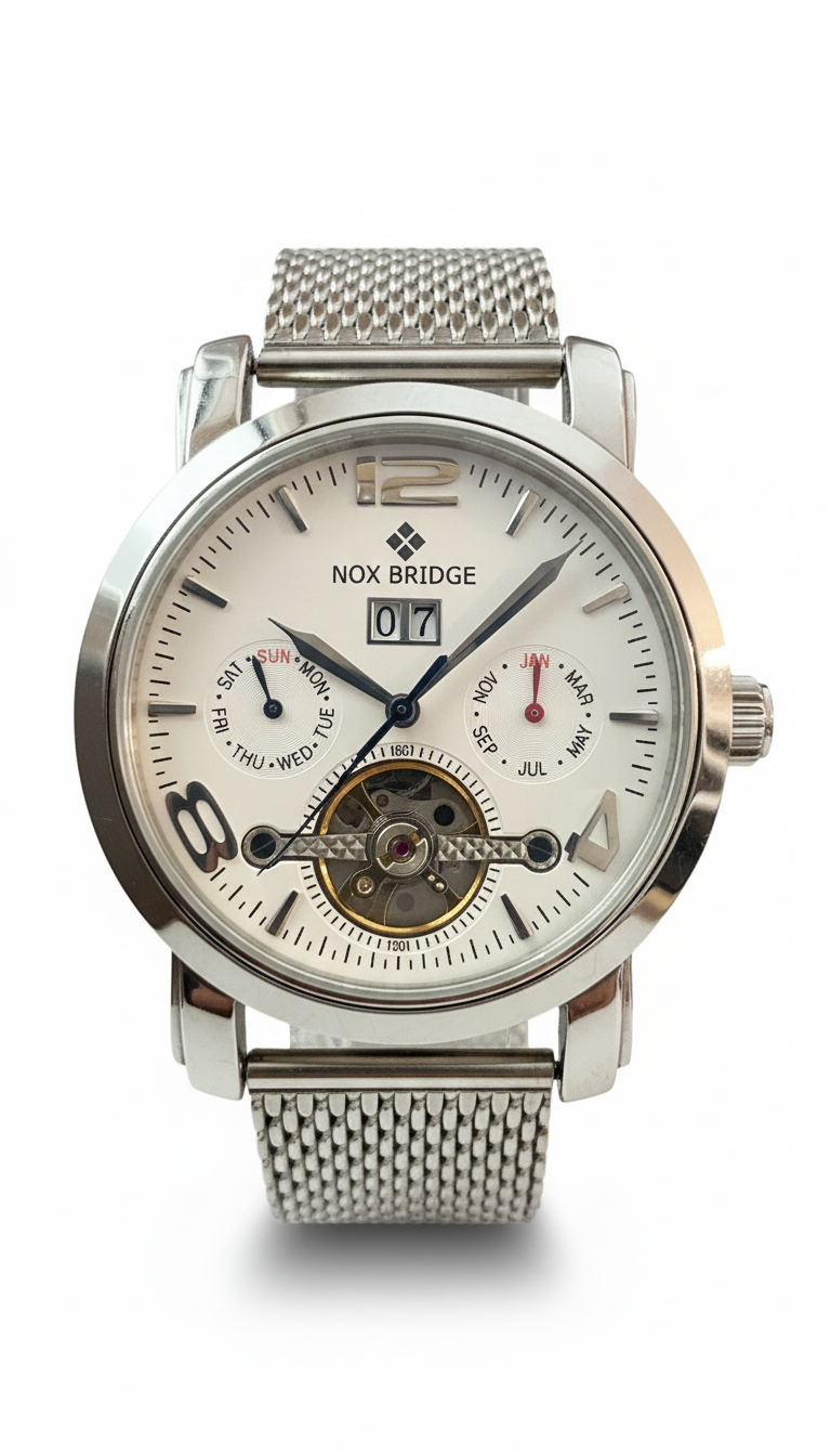 Nox Bridge Silver Men’s Watch - WC81112 - Men’s Watches