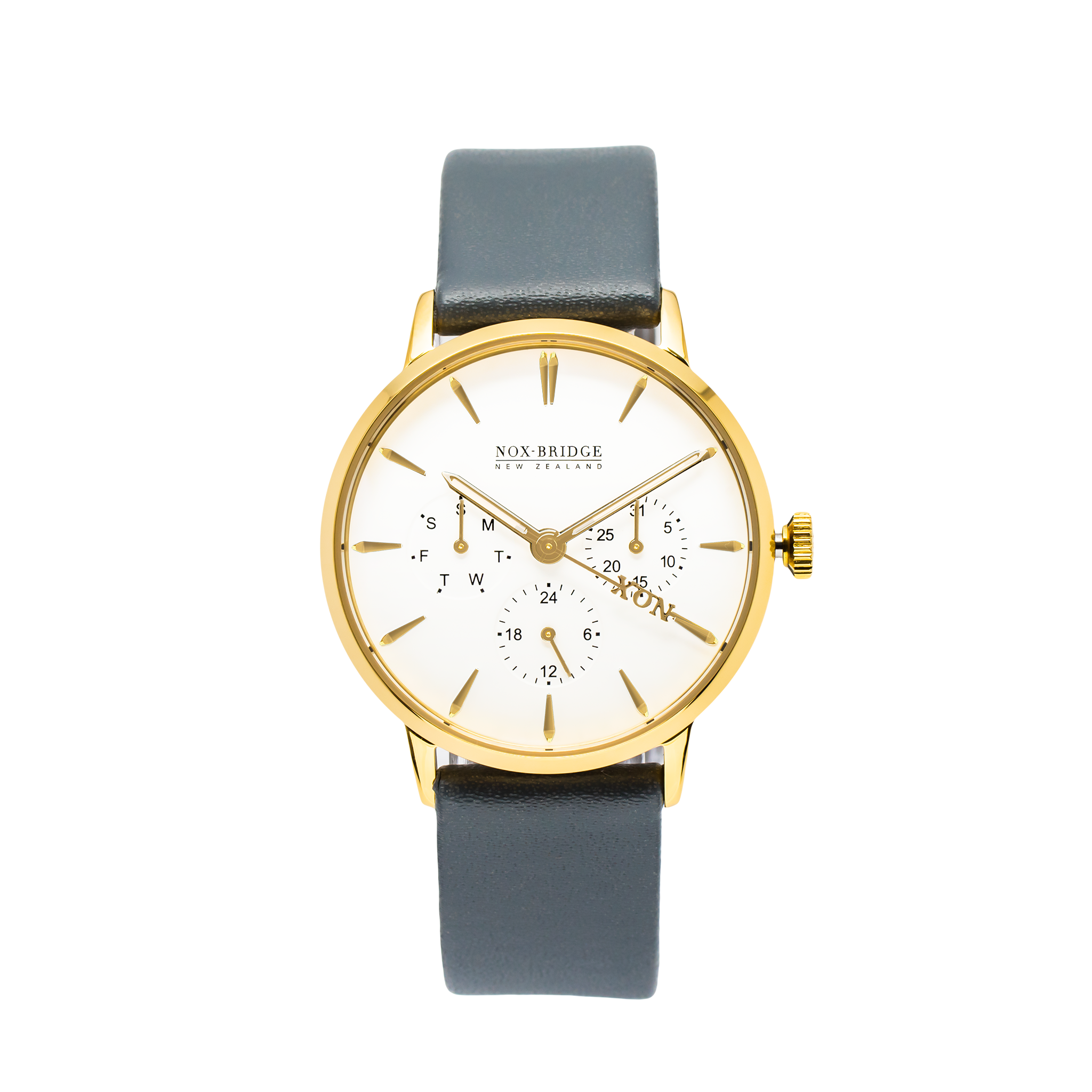 NOX-BRIDGE Classic Alcyone Gold 36MM  AG36 - The Watches Men & CO