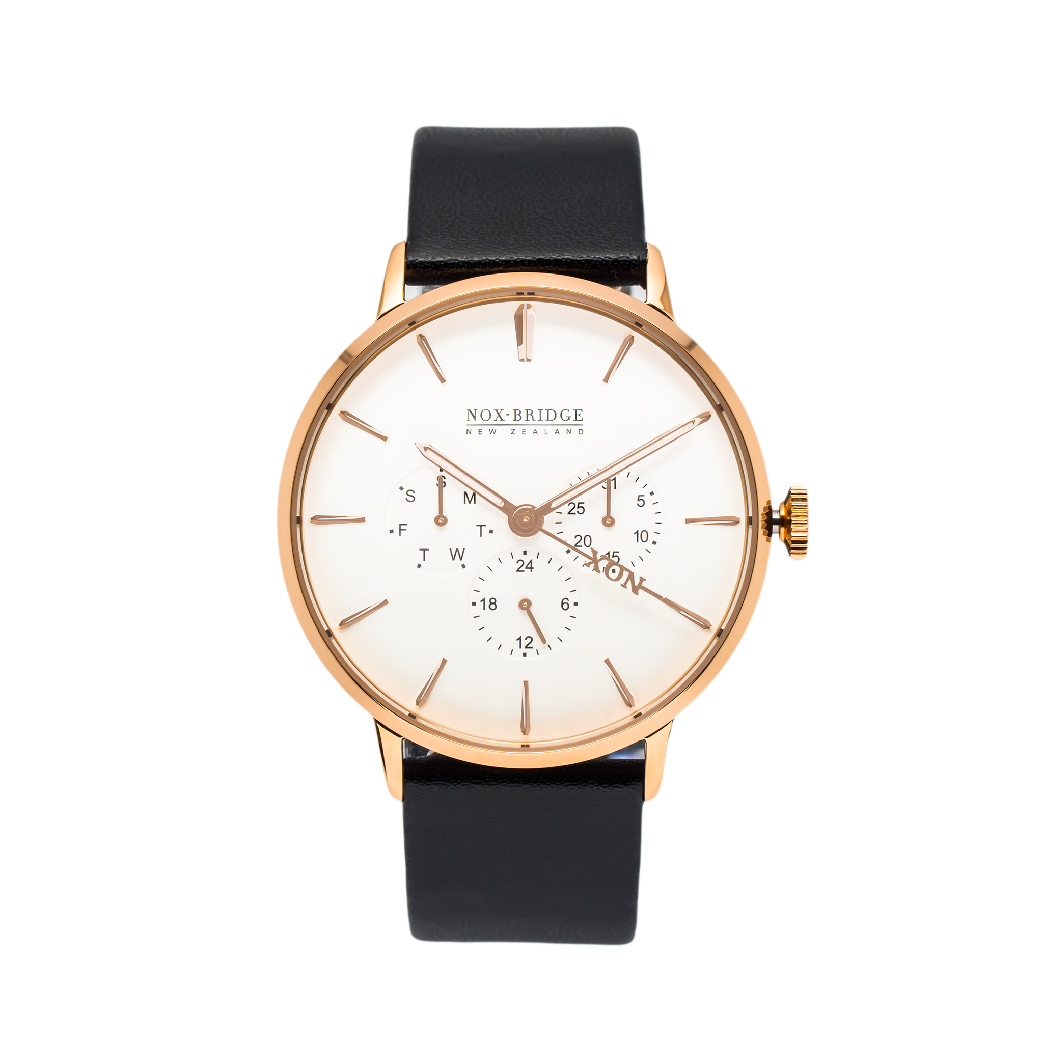 NOX-BRIDGE Classic Capella Rose Gold 41MM  CRG41 - The Watches Men & CO