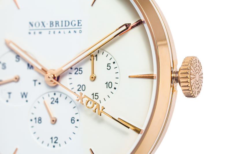 NOX-BRIDGE Classic Capella Rose Gold 41MM CRG41 - The Watches Men & CO #2