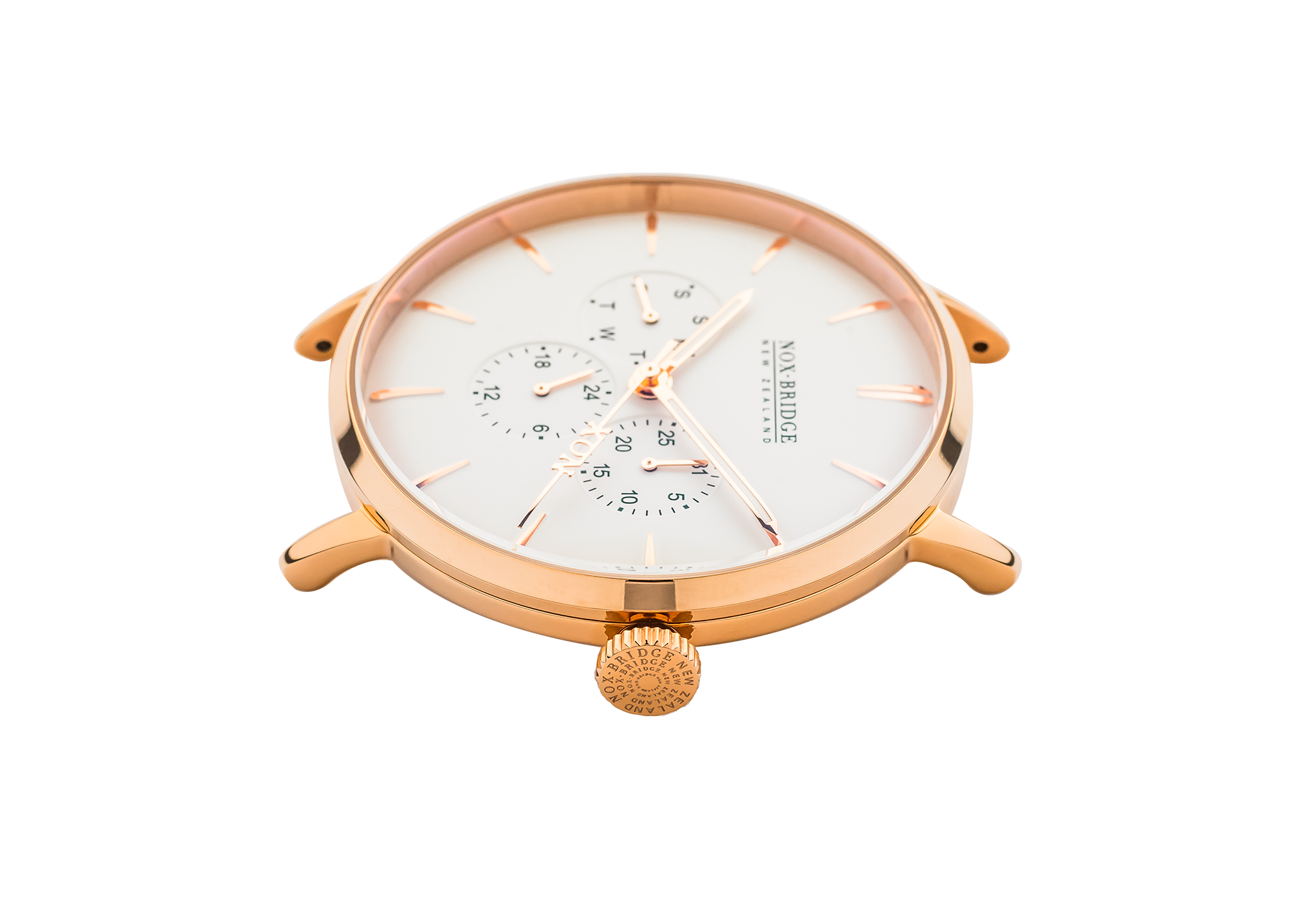 NOX-BRIDGE Classic Izar Rose Gold 41MM IRG41 - The Watches Men & CO #3