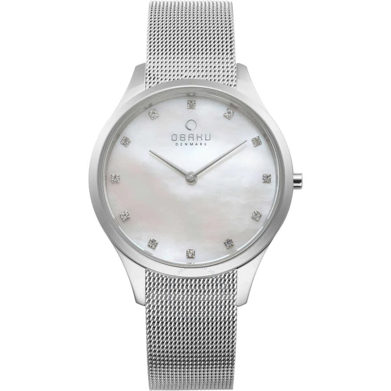 Obaku Fin Quartz Ladies Watch V217LXCWMC - The Watches Men & Co