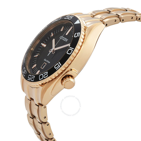 Open Box - Citizen Carson Eco-Drive Black Dial Men's Watch AW1773-55E - The Watches Men & Co #2