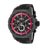 Open Box - Invicta TI-22 Chronograph Black Dial Black Silicone Men's Watch 20452 - The Watches Men & Co