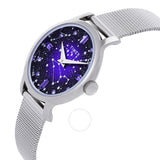 Open Box - Timex Transcend Celestial Quartz Crystal Purple Dial Ladies Watch TW2V52000 - The Watches Men & Co #2