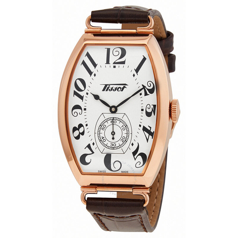 Open Box - Tissot Heritage Hand Wind White Dial Unisex Watch T128.505.36.012.00 - The Watches Men & Co
