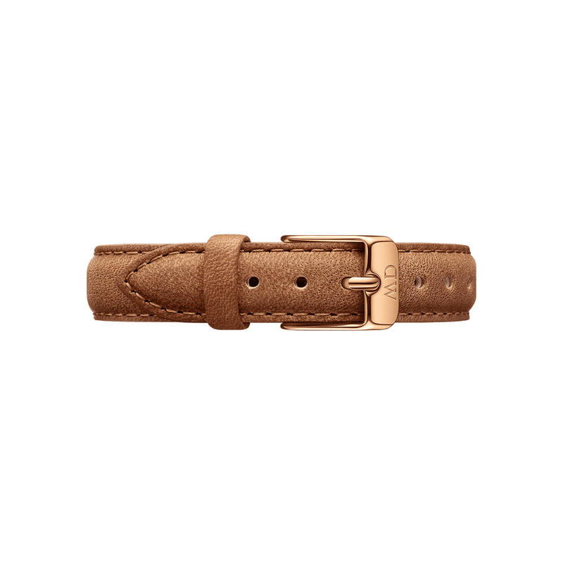 Daniel Wellington Petite Durham Gold Watch 14mm Leather Strap