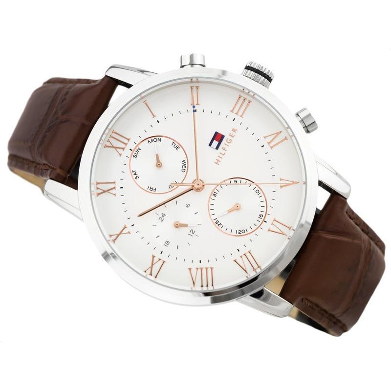 Tommy Hilfiger Chronograph Silver Dial Men's Watch#1791400 - The Watches Men & CO #3