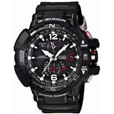 Pre-owned Casio G-shock Perpetual Alarm World Time Chronograph Black Dial Men's Watch GW-A1100-1AJF - The Watches Men & Co