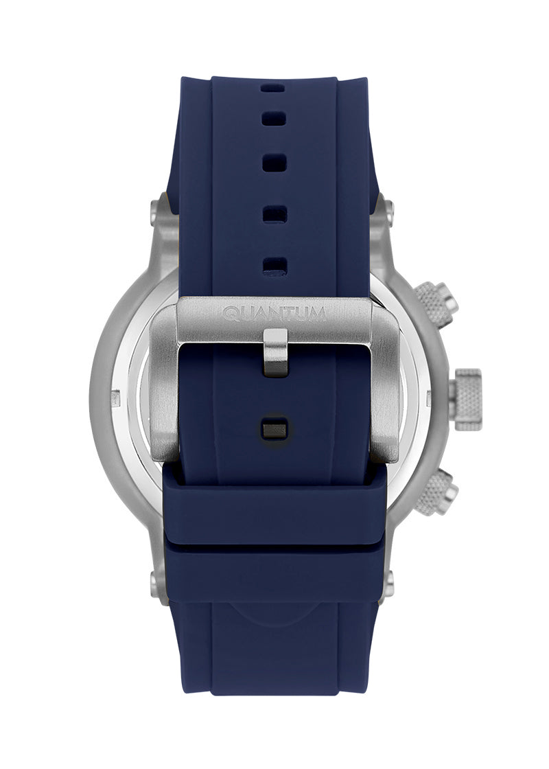 Quantum Hunter Men’s Dark Blue Dial Chronograph Watch – HNG1051.399 - Watch
