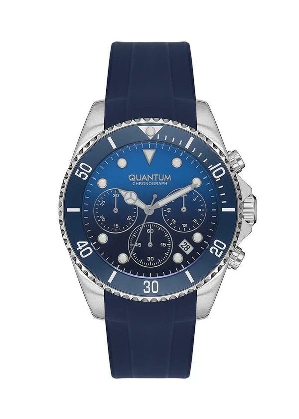Quantum Men’s Blue Dial Chronograph Watch – PWG1099.399 - Watch