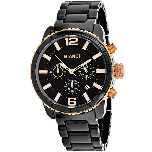 Roberto Bianci Amadeo Chronograph Quartz Black Dial Men's Watch RB58751 - The Watches Men & Co