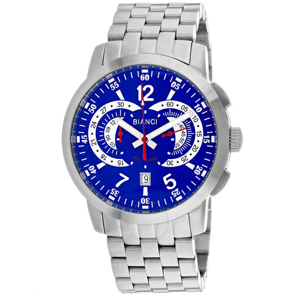 Roberto Bianci Lombardo Chronograph Quartz Blue Dial Men's Watch RB70963 - The Watches Men & Co