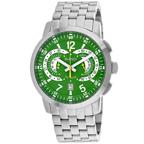 Roberto Bianci Lombardo Chronograph Quartz Green Dial Men's Watch RB70961 - The Watches Men & Co