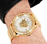 Versace Empire White Gold Stainless Steel Men's Watch VERD00318 - The Watches Men & CO #4