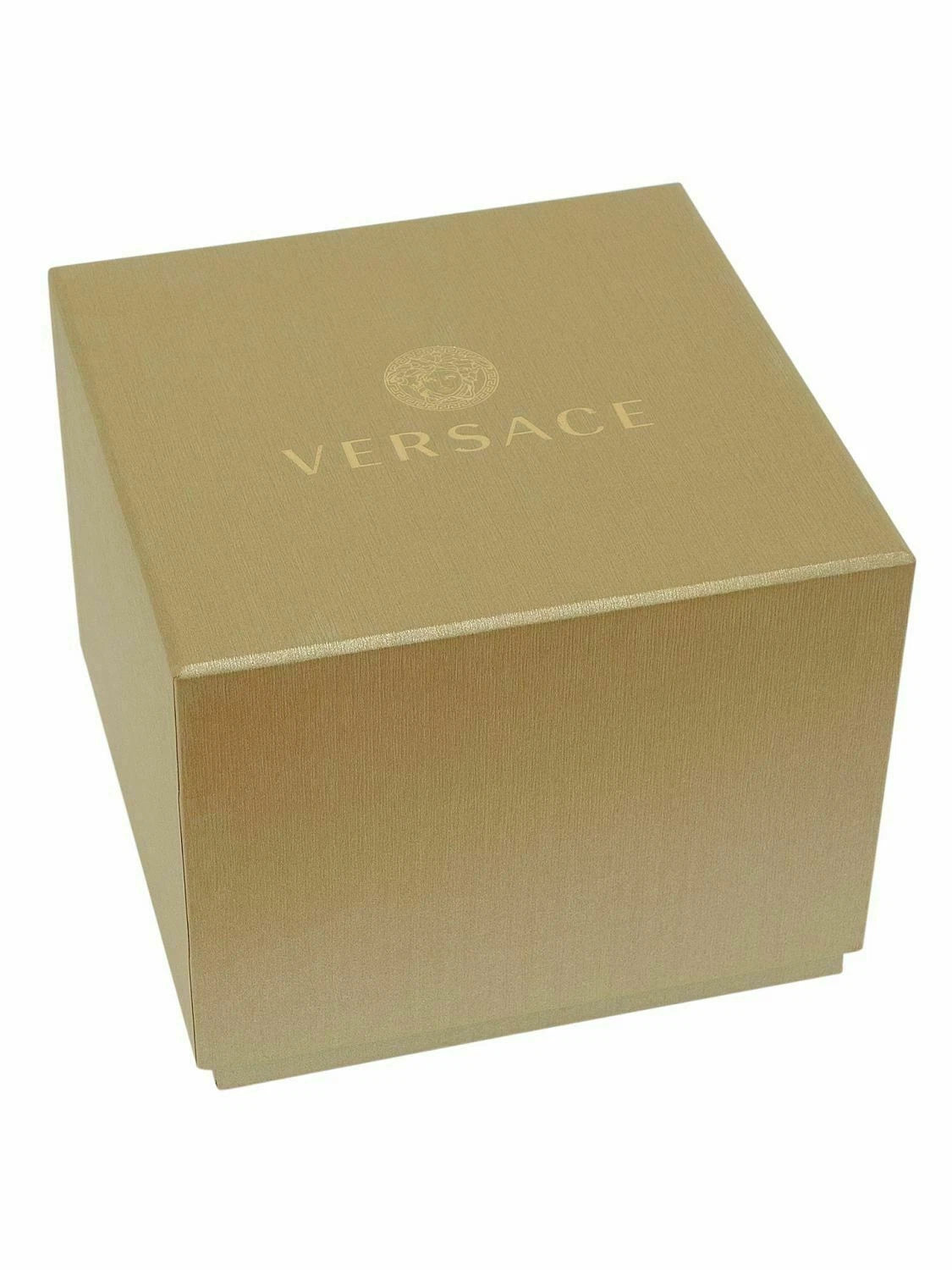Versace Casual Chronograph Blue Dial Brown Leather Strap Watch for Men - VERG002-18