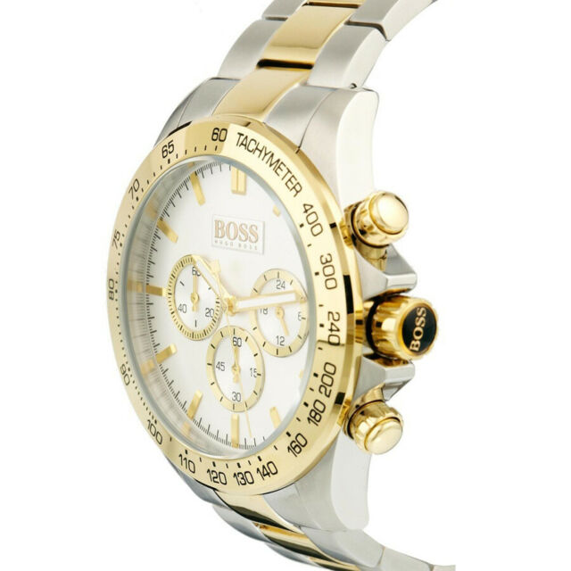 Hugo Boss Gold PVD/Stainless Steel Men's Watch#1512960 - The Watches Men & CO #4
