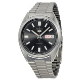 Seiko 5 Automatic Black Dial Stainless Steel Men's Watch SNXS79K1 - The Watches Men & Co