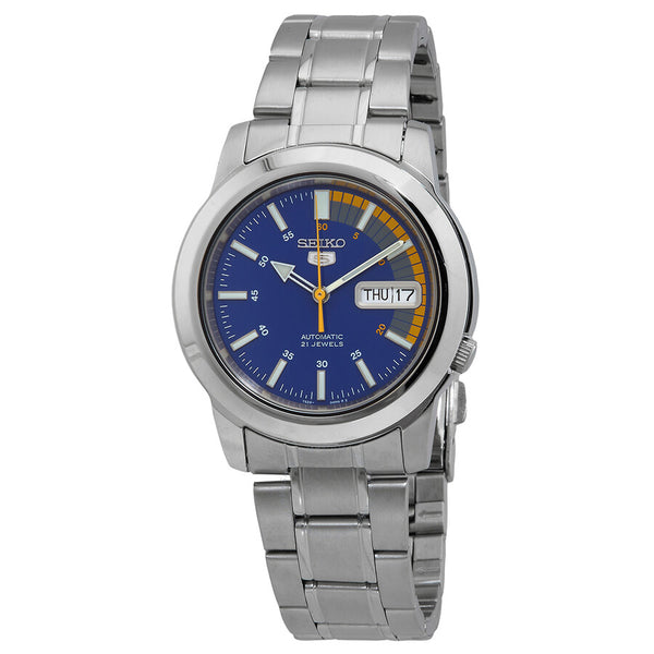 Seiko 5 Automatic Blue Dial Men's Watch SNKK27K1 - The Watches Men & Co