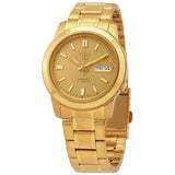 Seiko 5 Automatic Gold Dial Yellow Gold-tone Men's Watch SNKK20K1 - The Watches Men & Co