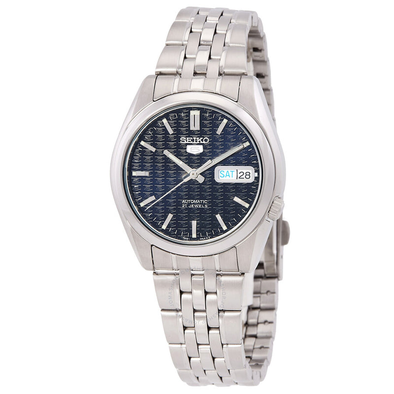 Seiko 5 Automatic Midnight Logo Dial Men's Watch SNK357 - The Watches Men & Co