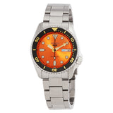 Seiko 5 Automatic Orange Dial Men's Watch SRPK35K1 - The Watches Men & Co