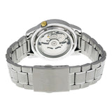 Seiko 5 Silver Stainless Steel Automatic Men's Watch SNKK09 - The Watches Men & Co #3