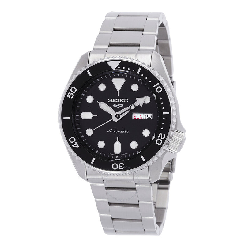 Seiko 5 Sports Automatic Black Dial Men's Watch SRPD55K1 - The Watches Men & Co