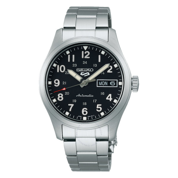 Seiko 5 Sports Automatic Black Dial Unisex Watch SRPJ81 - The Watches Men & Co