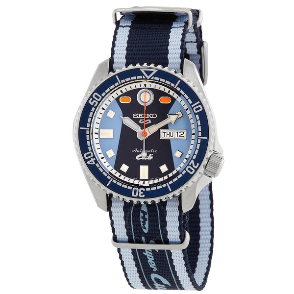 Seiko 5 Sports Automatic Blue Dial Men's Watch SRPK37K1 - The Watches Men & Co