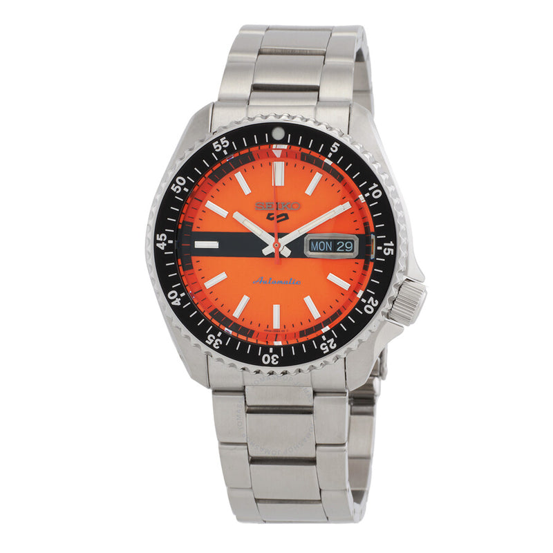 Seiko 5 Sports Automatic Orange Dial Men's Watch SRPK11K1 - The Watches Men & Co