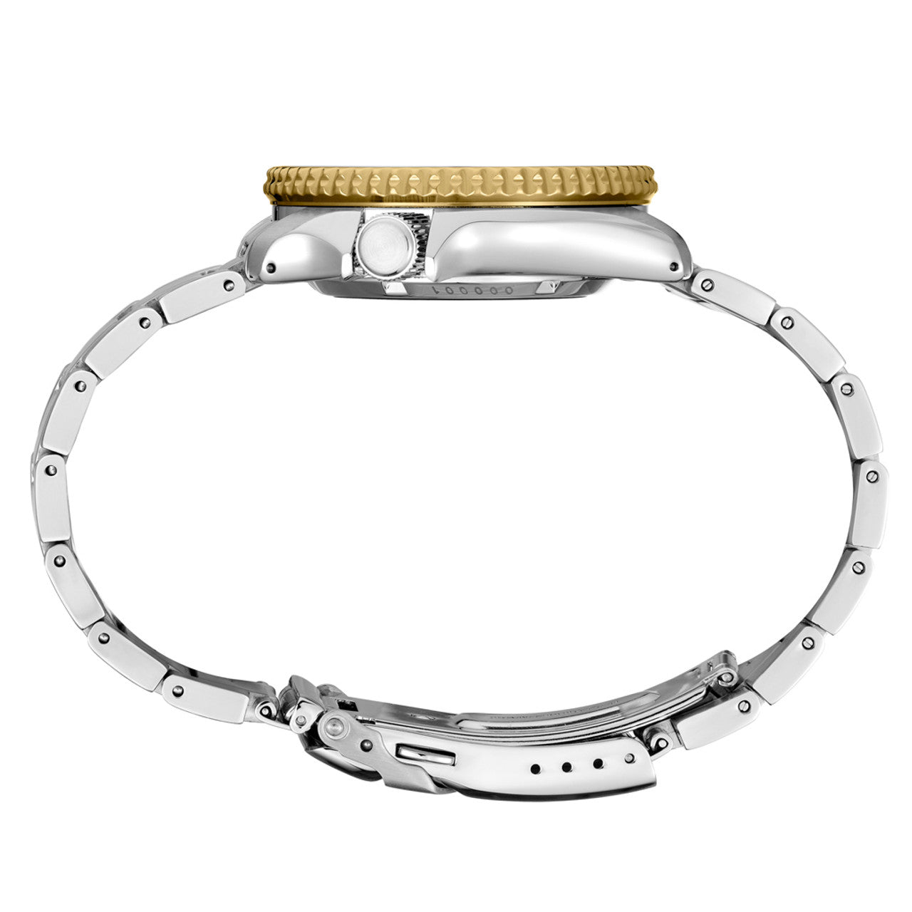 Seiko SRPK22 two-tone stainless steel bracelet with gold and silver links