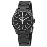 Seiko Big Date Quartz Black Dial Men's Watch SUR515P1 - The Watches Men & Co