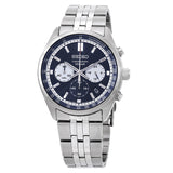 Seiko Chronograph Quartz Blue Dial Men's Watch SSB427P1 - The Watches Men & Co