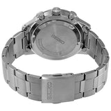 Seiko Chronograph Quartz Blue Dial Grey Titanium Men's Watch SSB387 - The Watches Men & Co #3