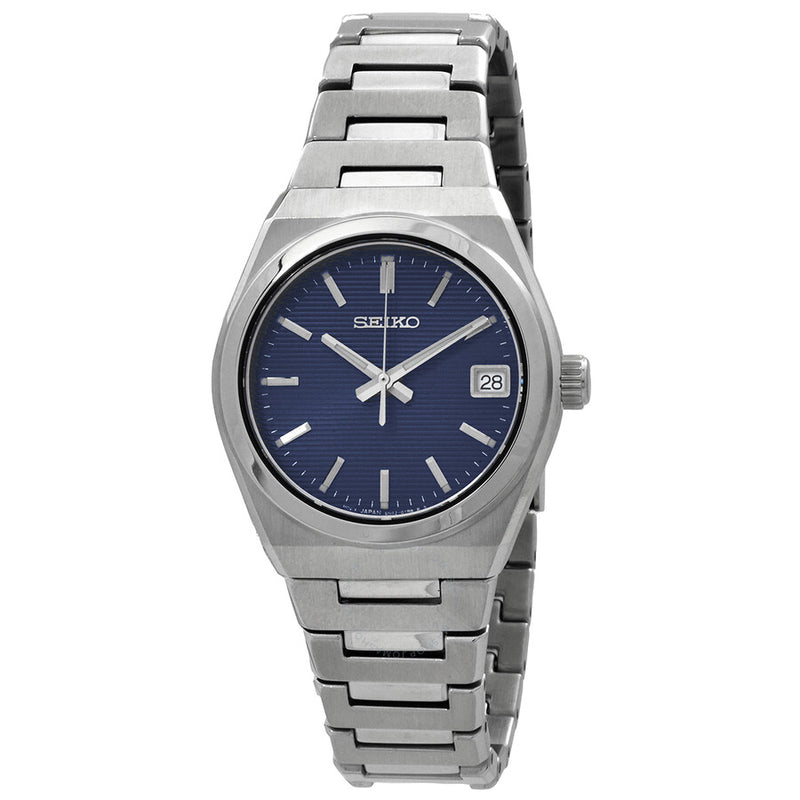 Seiko Classic Quartz Blue Dial Ladies Watch SUR575P1 - The Watches Men & Co