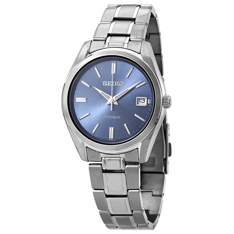 Seiko Essentials Quartz Blue Dial Men's Watch SUR371 - The Watches Men & Co