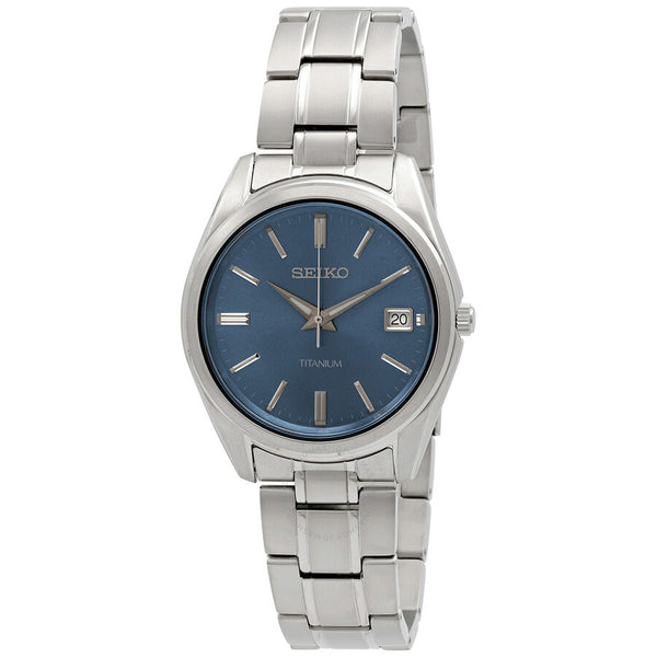 Seiko Classic Quartz Blue Dial Men's Watch SUR371P1 - The Watches Men & Co
