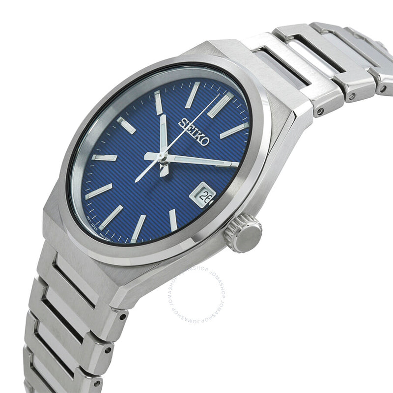 Seiko Classic Quartz Blue Dial Men's Watch SUR555P1 - The Watches Men & Co #2