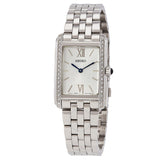 Seiko Classic Quartz Crystal Silver Dial Ladies Watch SWR091P1 - The Watches Men & Co