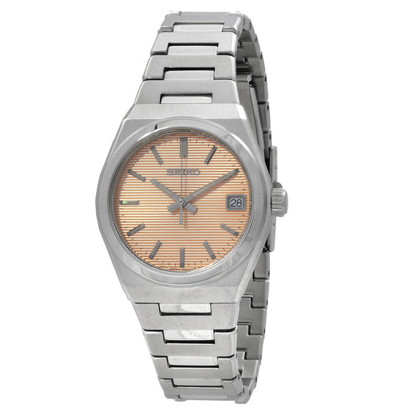 Seiko Classic Quartz Salmon Dial Ladies Watch SUR577P1 - The Watches Men & Co